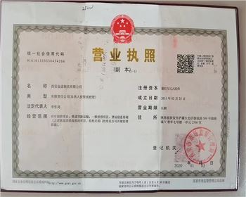 西安金通物流有限公司營(yíng)業(yè)執(zhí)照